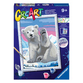 Pintura por números Olá Urso Polar – Ravensburger