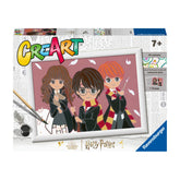 Pintura por números Harry Potter: O Trio Mágico – Ravensburger