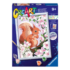 Pintura por números Esquilo com Flores – Ravensburger