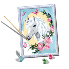 Pintura por Números Retrato de Unicórnio – Ravensburger