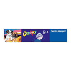 Pintura por números Cãezinhos com Girassóis – Ravensburger