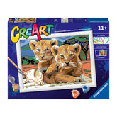 Pintura por números Crias de Leão – Ravensburger