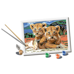 Pintura por números Crias de Leão – Ravensburger
