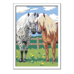 Pintura por números Par de Cavalos – Ravensburger