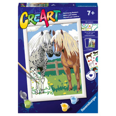 Pintura por números Par de Cavalos – Ravensburger