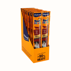 Snack para Perro Beef Stick 12 G VITAKRAFT - Caja con 50 Unidades