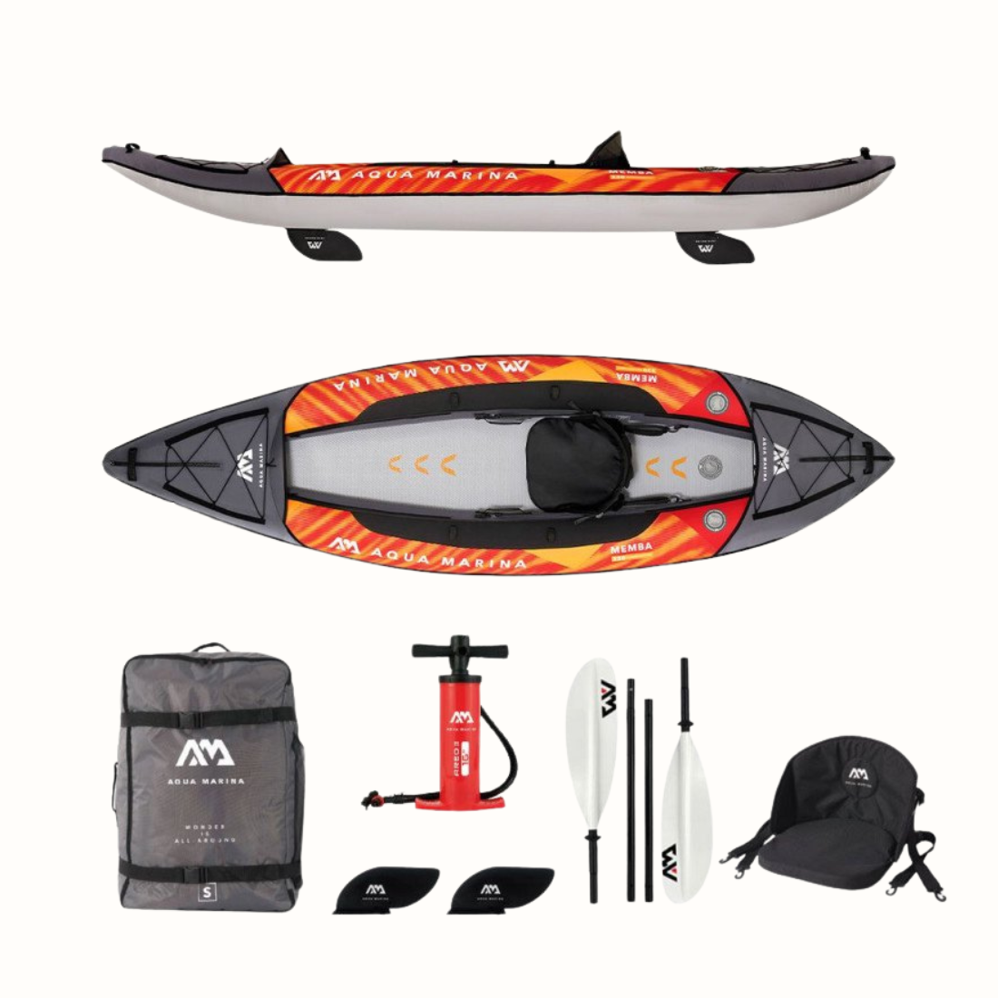 O Caiaque MEMBA destaca-se no seguimento e velocidade, devido à linha de água extra-longa. Perfeito para os aventureiros que procuram um caiaque de passeio eficiente para longas distâncias.