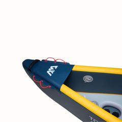 O Caiaque Tomahawk Air-C para 3 pessoas da AQUA MARINA. Esta linha de água longa, ultra-estável e rígida, é óptima para exploradores.