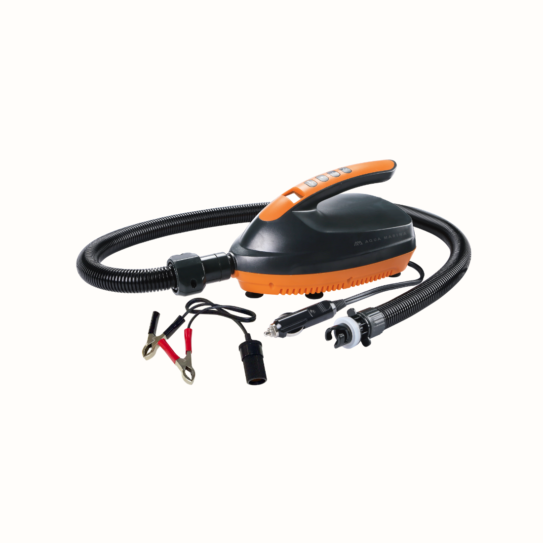 A Bomba de Ar Elétrica 12V - 16 PSI é uma ferramenta essencial para inflar os seus equipamentos insufláveis de forma rápida e eficiente.