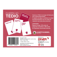 Guerra ao Tédio (PT) - Jogo de Tabuleiro