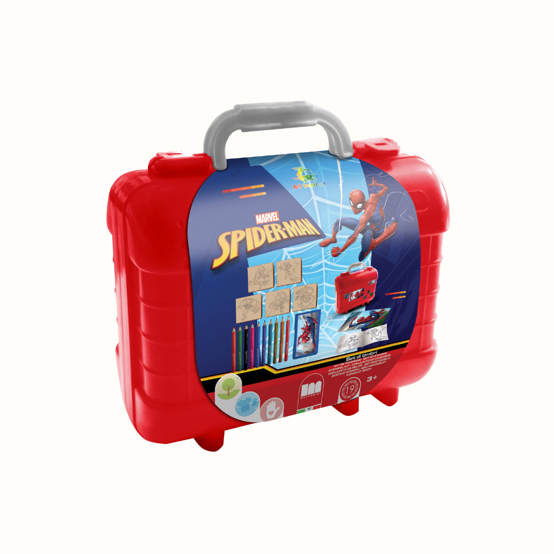 Prepare-se para uma viagem cheia de cor e diversão com o Kit de Carimbos do Spider-Man! Fabricado com os melhores materiais.