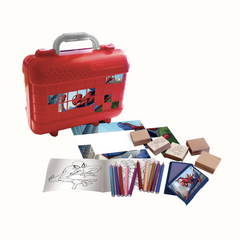 Prepare-se para uma viagem cheia de cor e diversão com o Kit de Carimbos do Spider-Man! Fabricado com os melhores materiais.