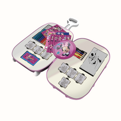Prepare-se para uma viagem cheia de cor e diversão com o Trolley Kit de Carimbos da Minnie Mouse! Fabricado com os melhores materiais.