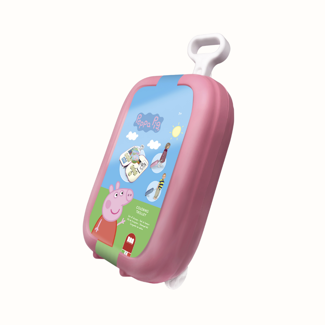 Prepare-se para uma viagem cheia de cor e diversão com o Trolley Kit de Carimbos da Peppa Pig! Fabricado com os melhores materiais.