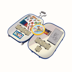 Prepare-se para uma viagem cheia de cor e diversão com o Trolley Kit de Carimbos da Patrulha Pata! Fabricado com os melhores materiais.