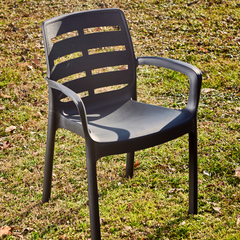 Conjunto de 4 Cadeiras Borneo IPAE PROGARDEN – Conforto, Estilo Moderno, Durabilidade e Manutenção Fácil (60.5x54x82cm)