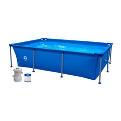 Piscina Tubular Retangular com Bomba – JILONG