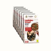 Lentilhas Beluga com Painço e Shiitake: Sabor e nutrição estão combinados nesta refeição saudável e deliciosa.