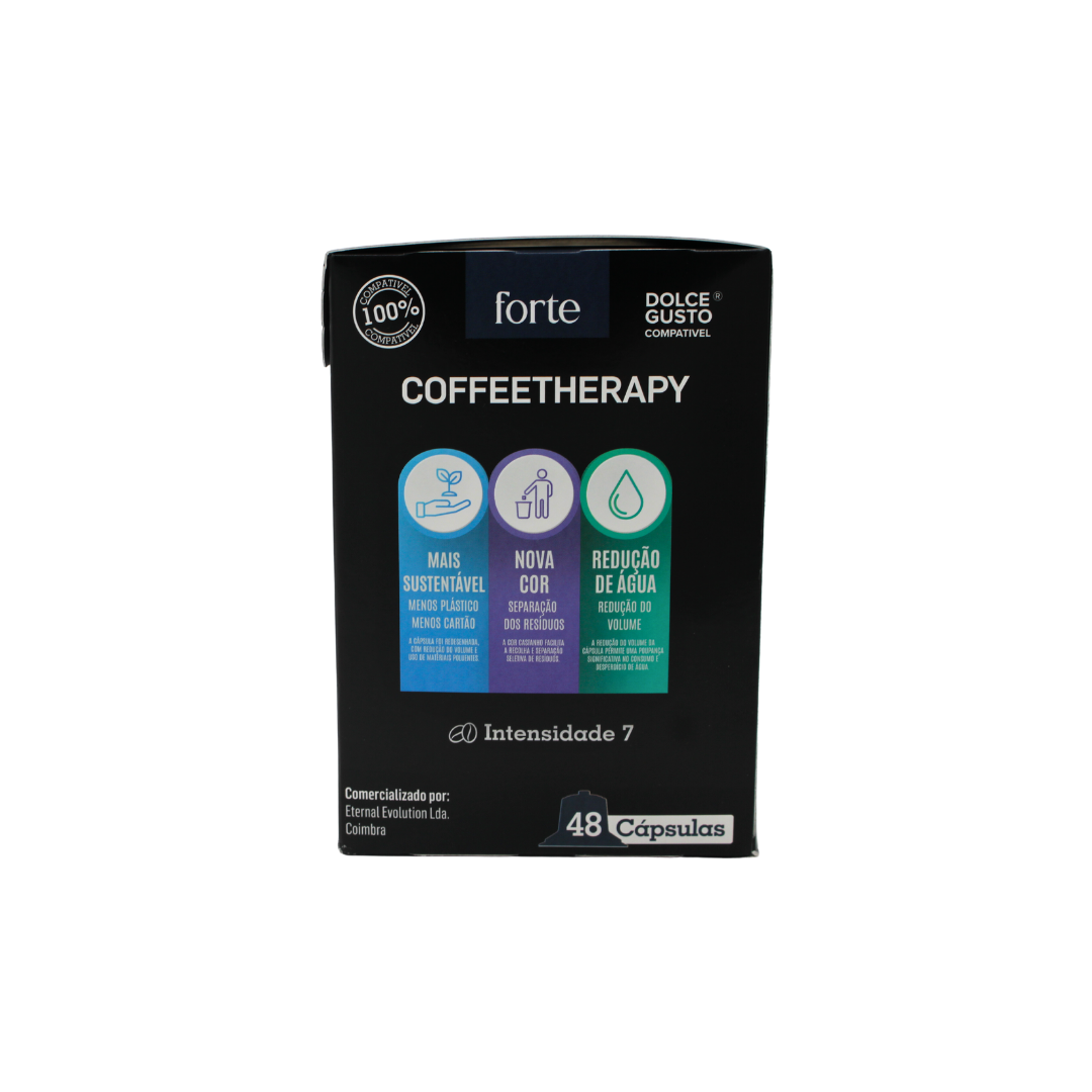 Cápsulas de Café CoffeeTherapy Compatíveis com Dolce Gusto® - Pack 192 Cápsulas - Intensidade 7, Sabor Forte