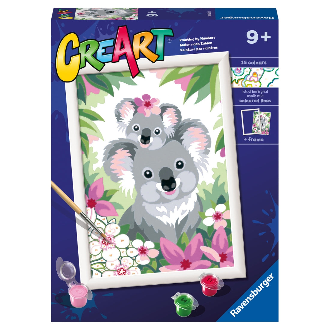 Pintura por números Coalas Adoráveis – Ravensburger