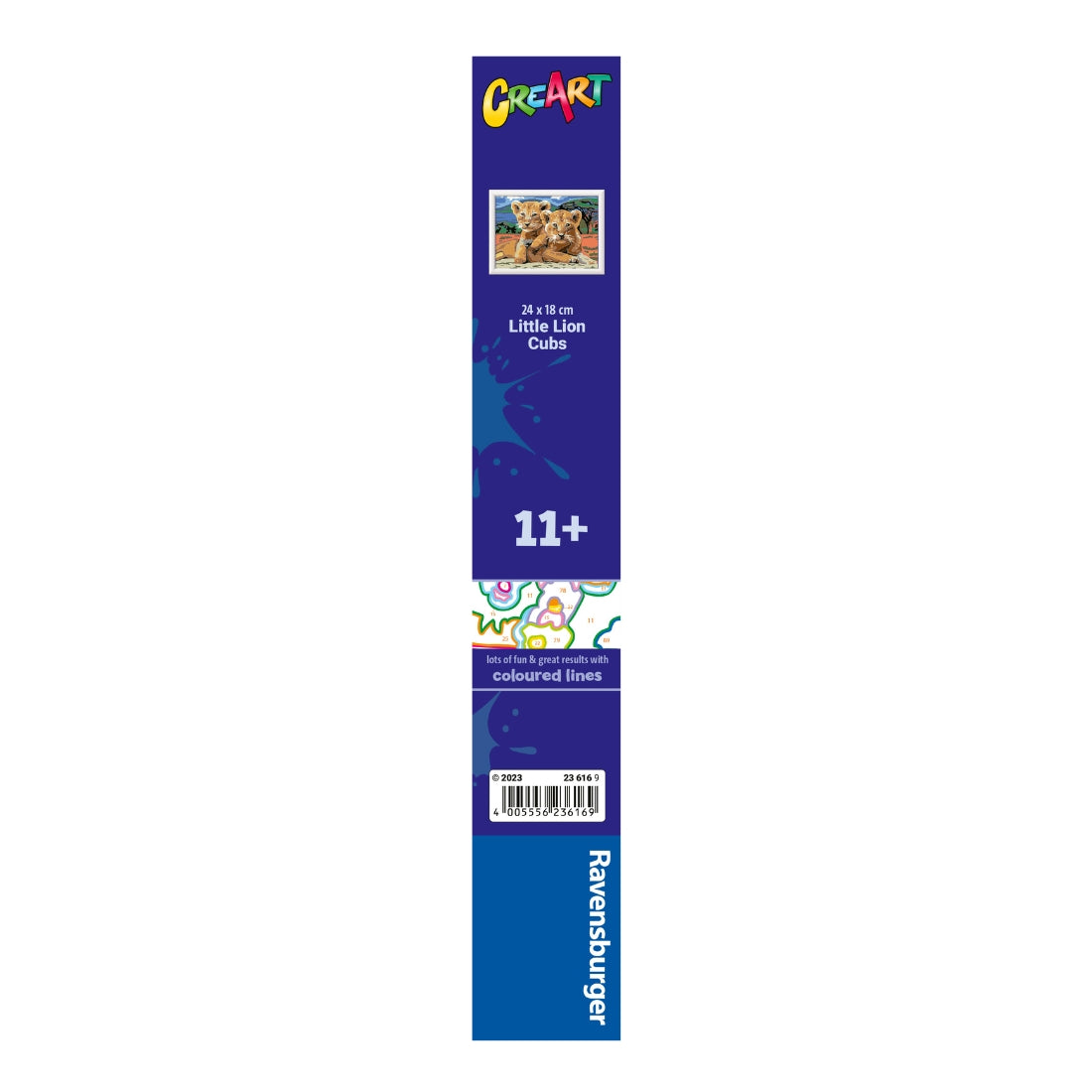 Pintura por números Crias de Leão – Ravensburger
