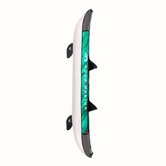 O Caiaque Laxo-320 da AQUA MARINA para 2 pessoas, ideal para explorar lagos e rios suaves, oferecendo um equilíbrio de estabilidade e rastreamento.