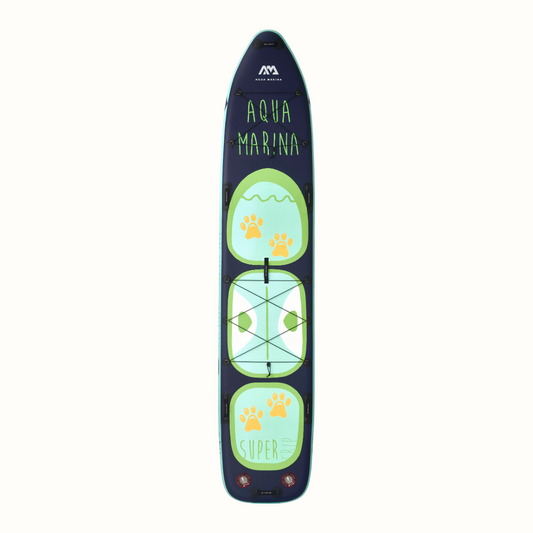 A prancha SUPER TRIP proporciona uma agradável experiência para fazer stand up paddle devido a todo o espaço que oferece. Perfeita para explorações de longa distância.