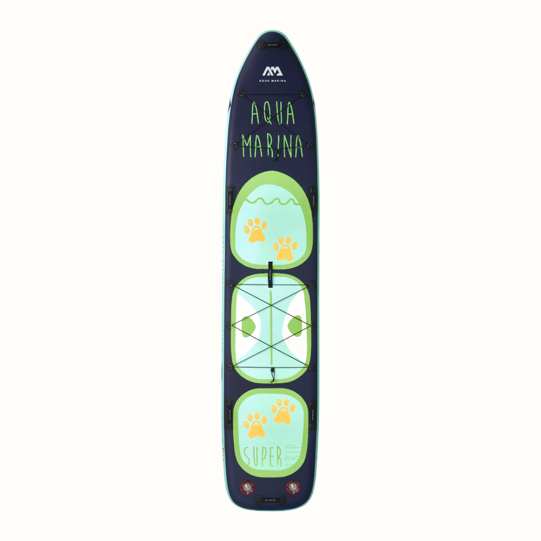 A prancha SUPER TRIP proporciona uma agradável experiência para fazer stand up paddle devido a todo o espaço que oferece. Perfeita para explorações de longa distância.