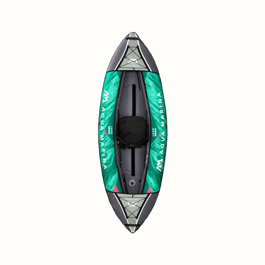 Kayak hinchable Aqua Marina LAXO-285 (285 x 90 cm) – 1 persona, estabilidad y rendimiento en lagos y ríos