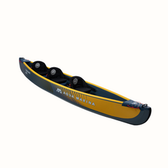 O Caiaque Tomahawk Air-C para 3 pessoas da AQUA MARINA. Esta linha de água longa, ultra-estável e rígida, é óptima para exploradores.