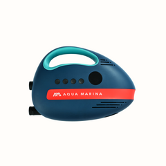 A Bomba Elétrica TURBO da AQUA MARINA é uma solução compacta e eficiente para inflar o seu equipamento. Ideal para inflar ISUP, caiaques, barcos e plataformas de ar. 