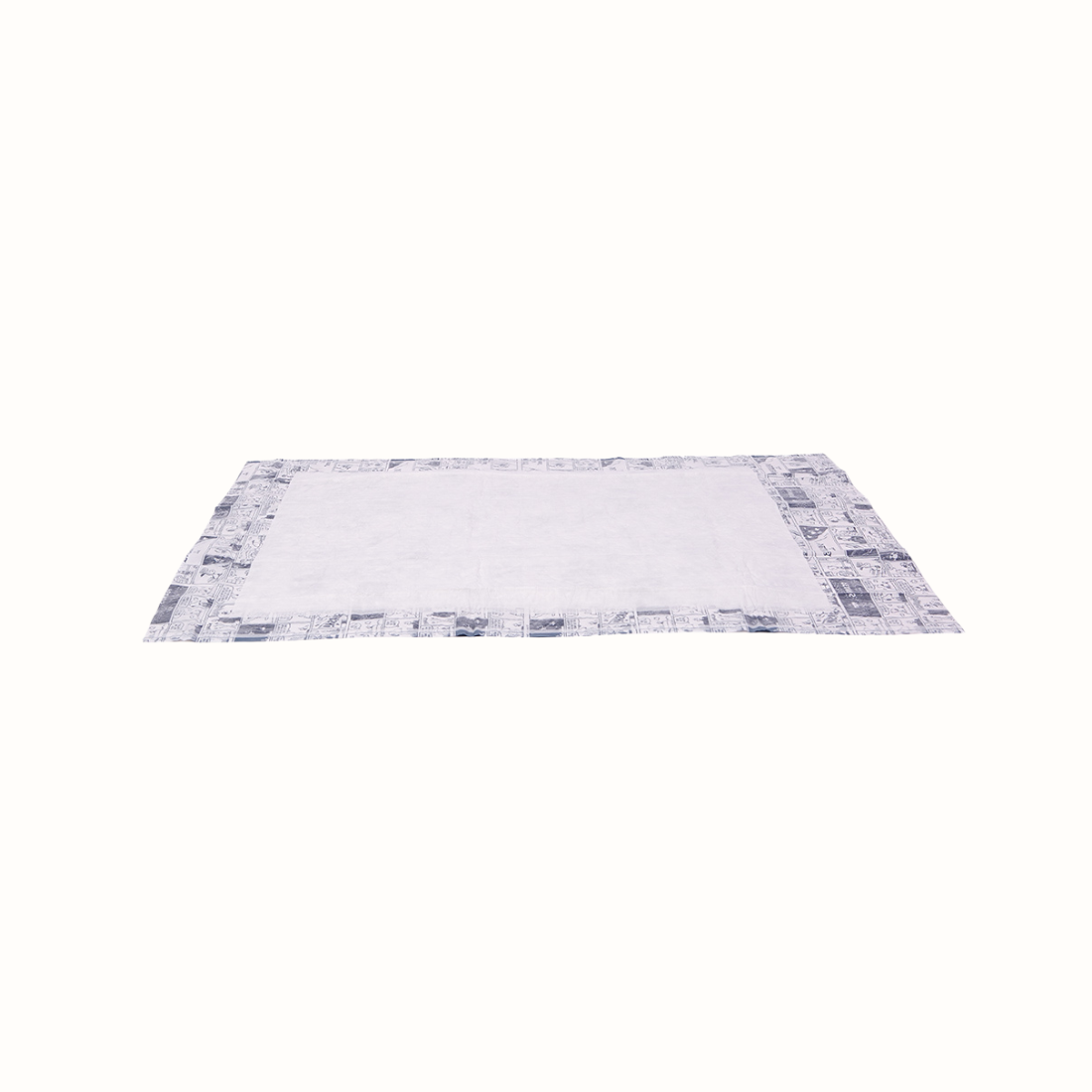 Resguardos Zooz, Absorventes do Snoopy para animal. Vista lateral do produto, sobre fundo branco.  