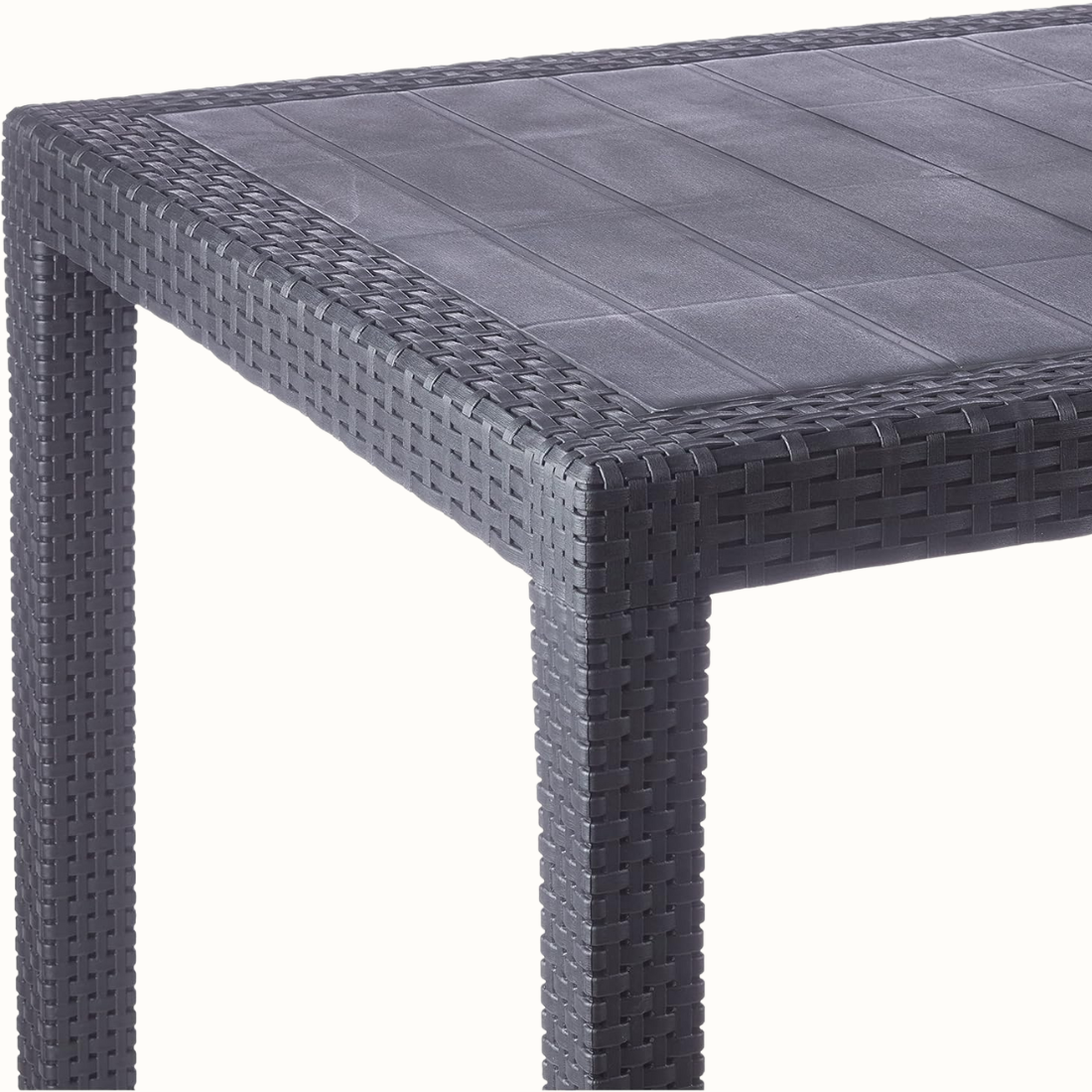 Mesa de Jardim King Antracite (79x79x72cm) - IPAE PROGARDEN