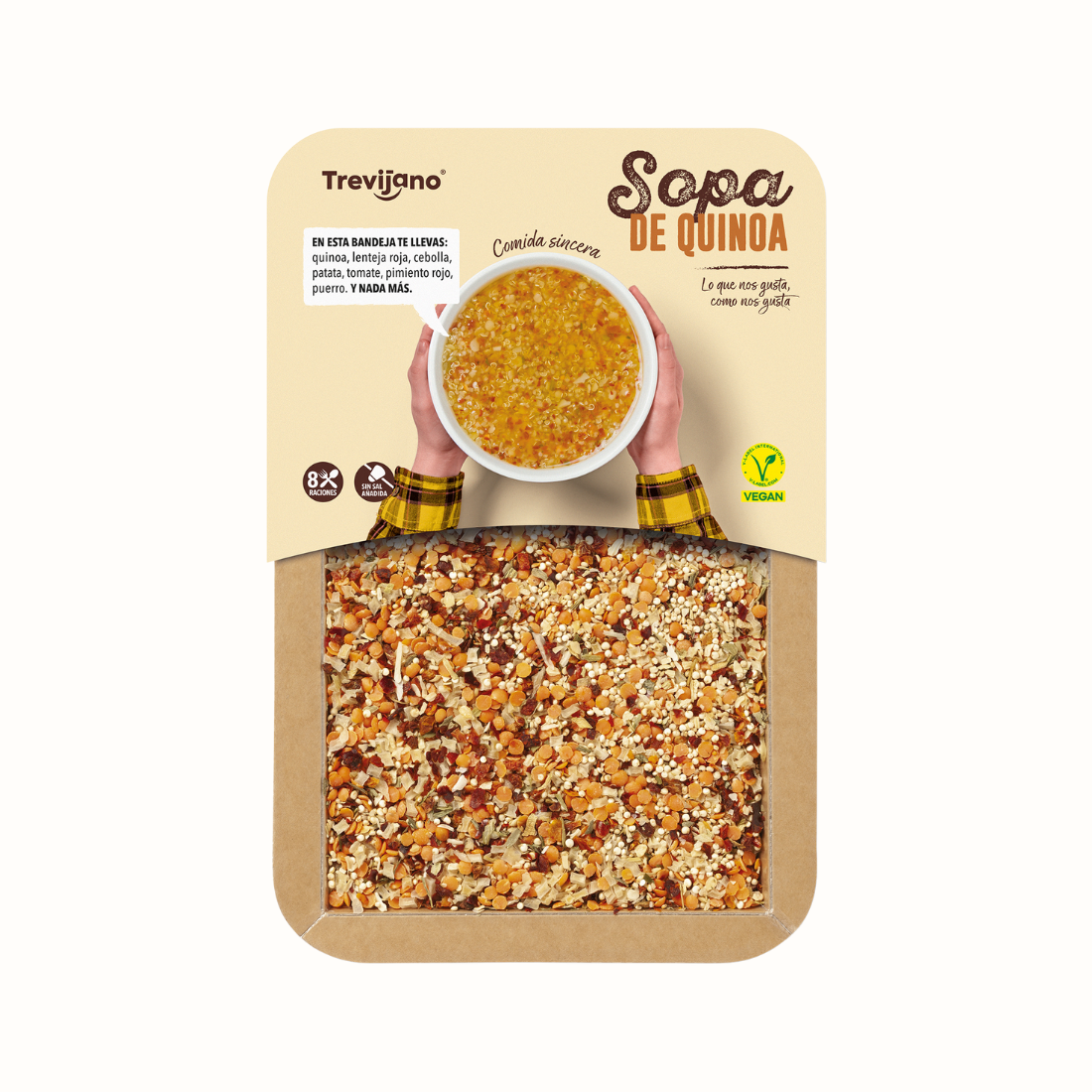 Pack de 7 Bolsas de Sopa de Quinoa  - TREVIJANO
