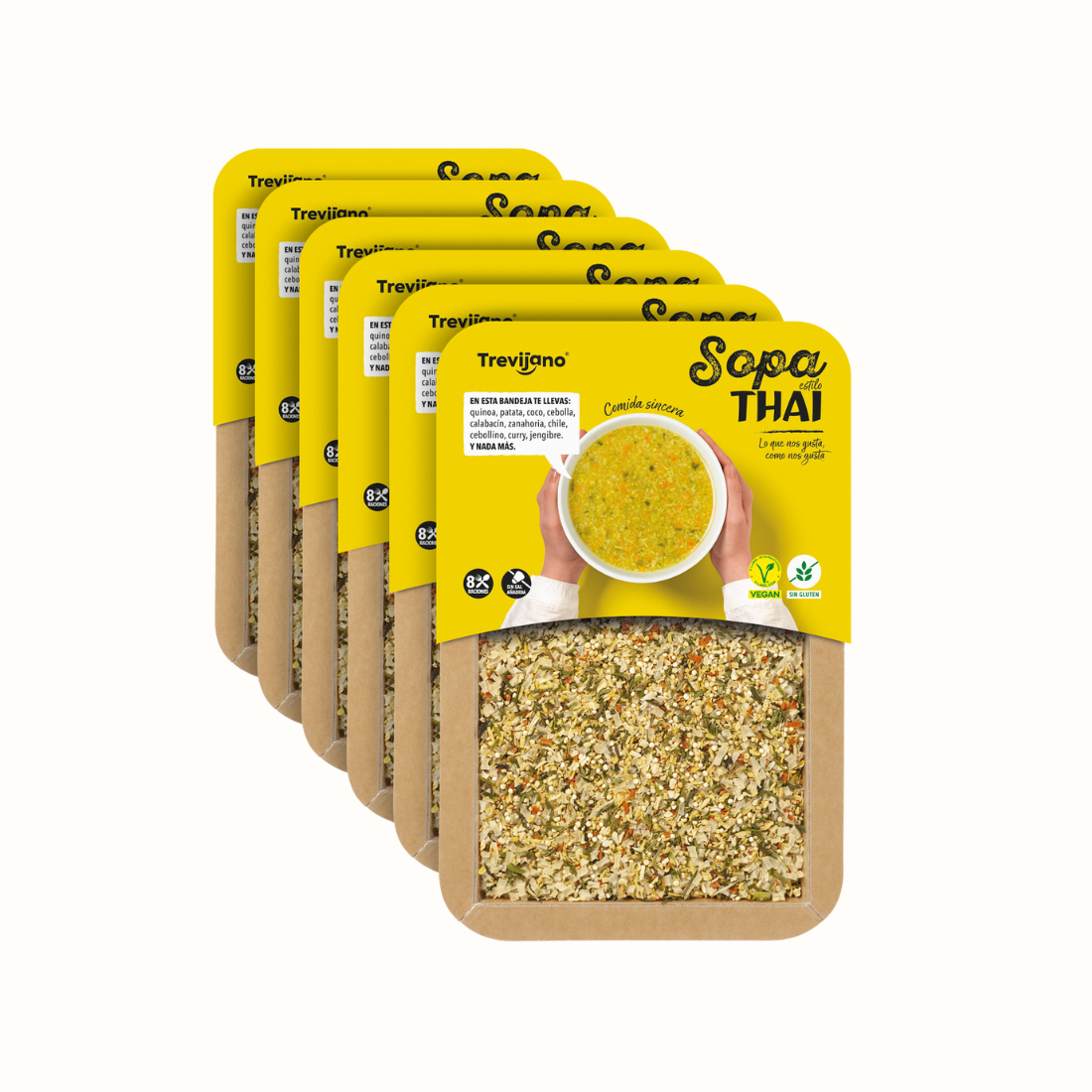 Pack de 7 Bolsas de Sopa Thai - TREVIJANO