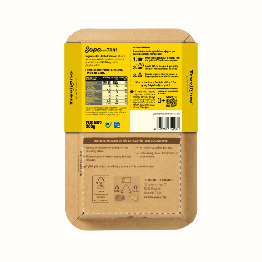 Pack de 7 Bolsas de Sopa Thai - TREVIJANO