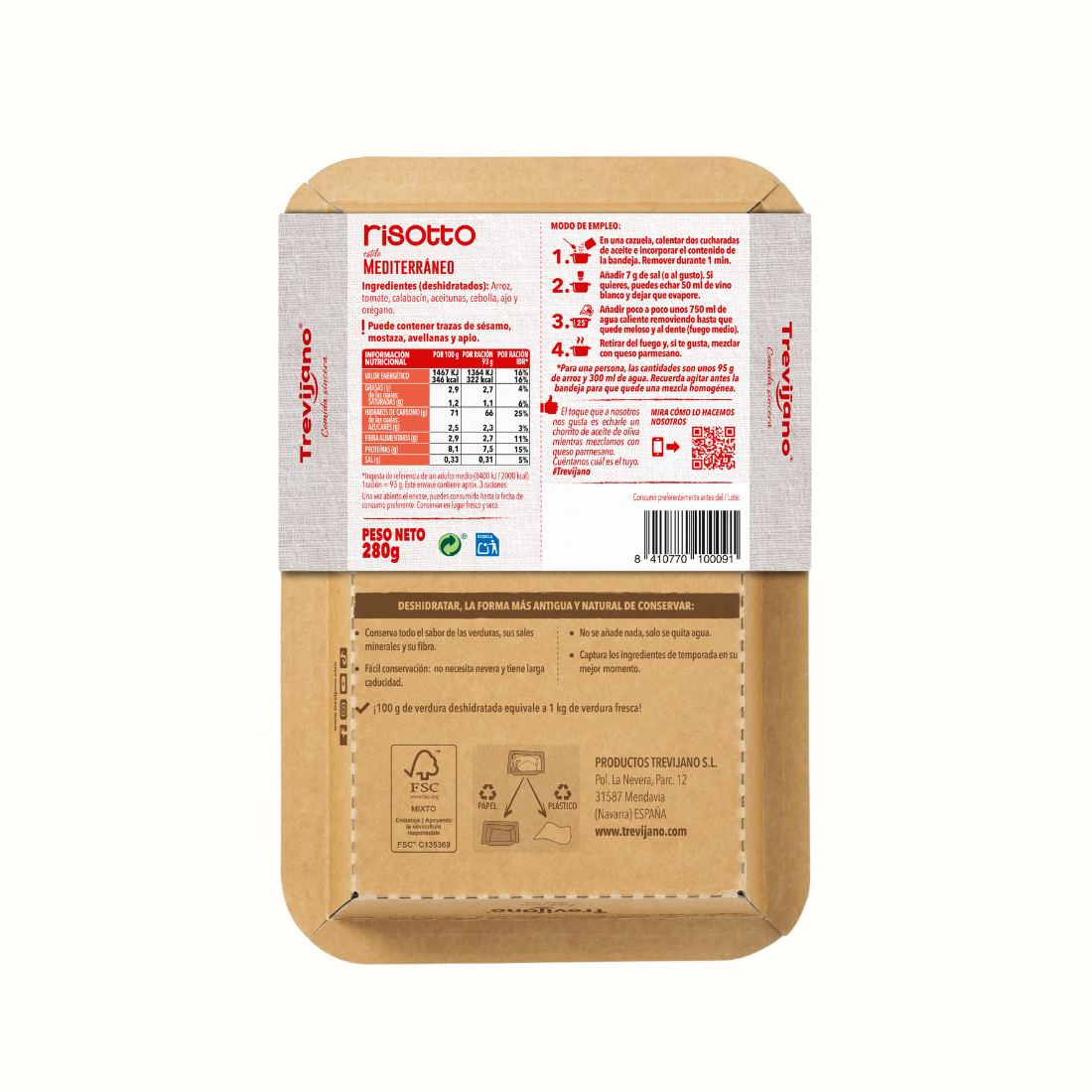 Pack de 7 Bolsas de Risoto Mediterrânico - TREVIJANO