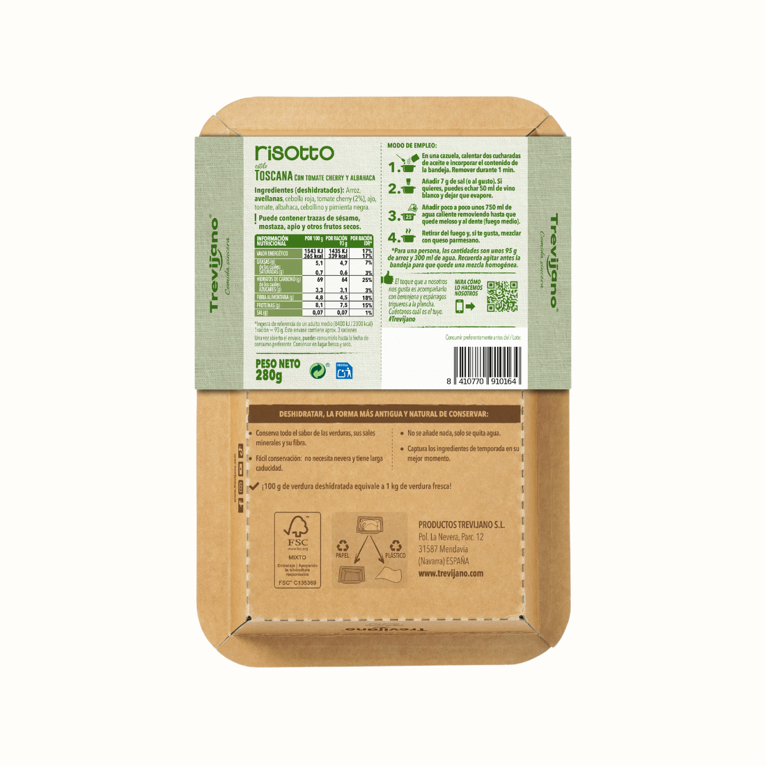 Pack de 7 Bolsas de Risoto Toscana - TREVIJANO