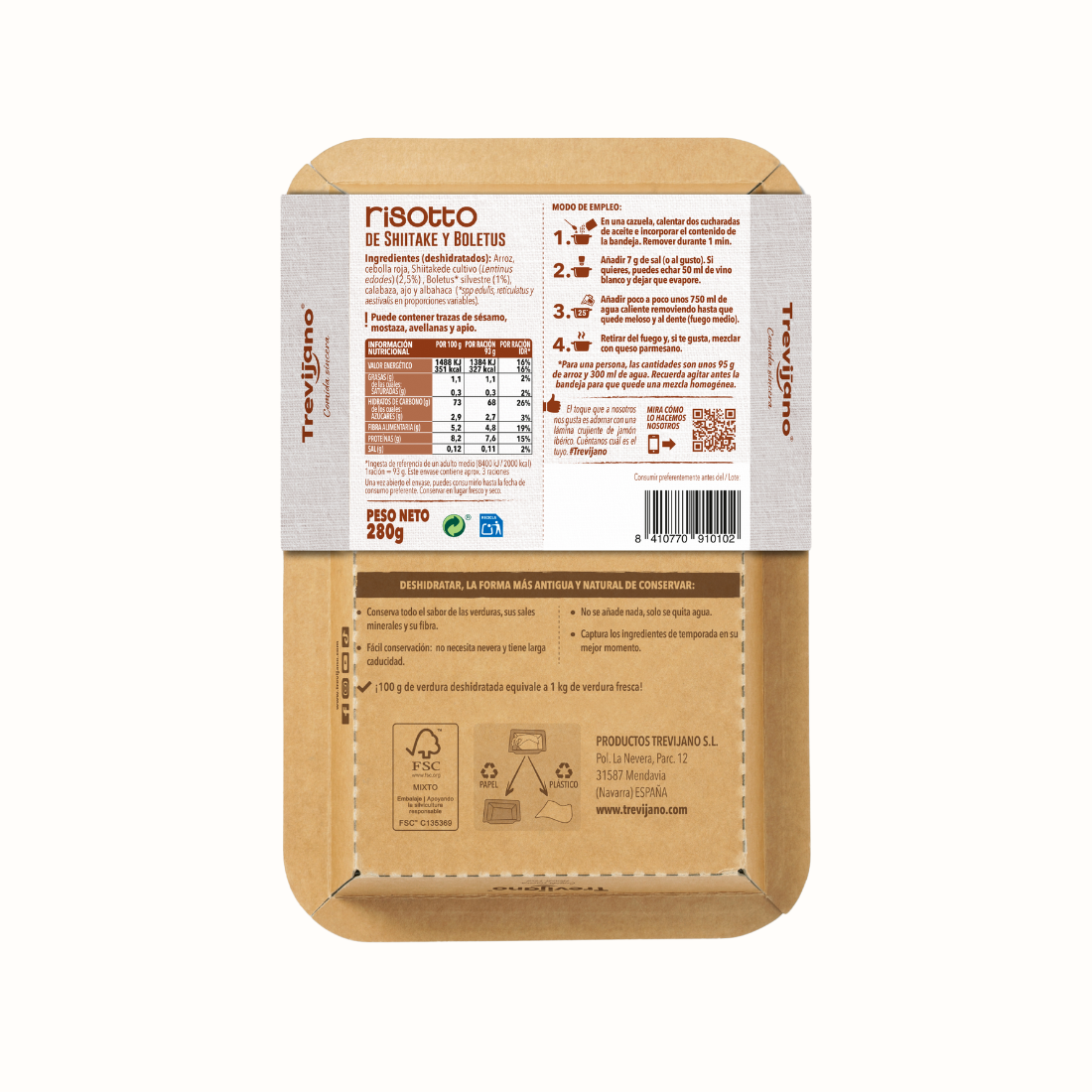 Pack de 7 Bolsas de Risoto Outono  - TREVIJANO