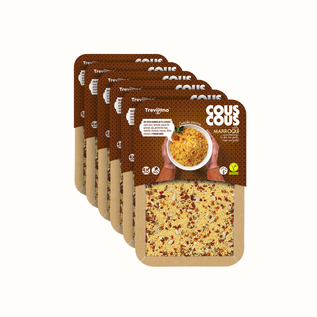 Pack de 7 Bolsas de Cuscuz Marroquino - TREVIJANO