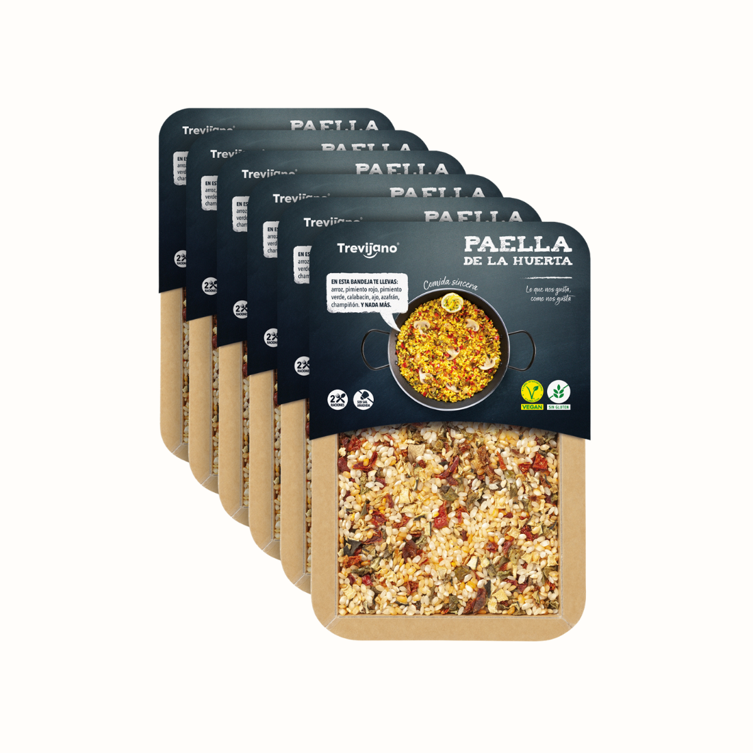 Pack de 7 Bolsas de Paella 6 Legumes  - TREVIJANO