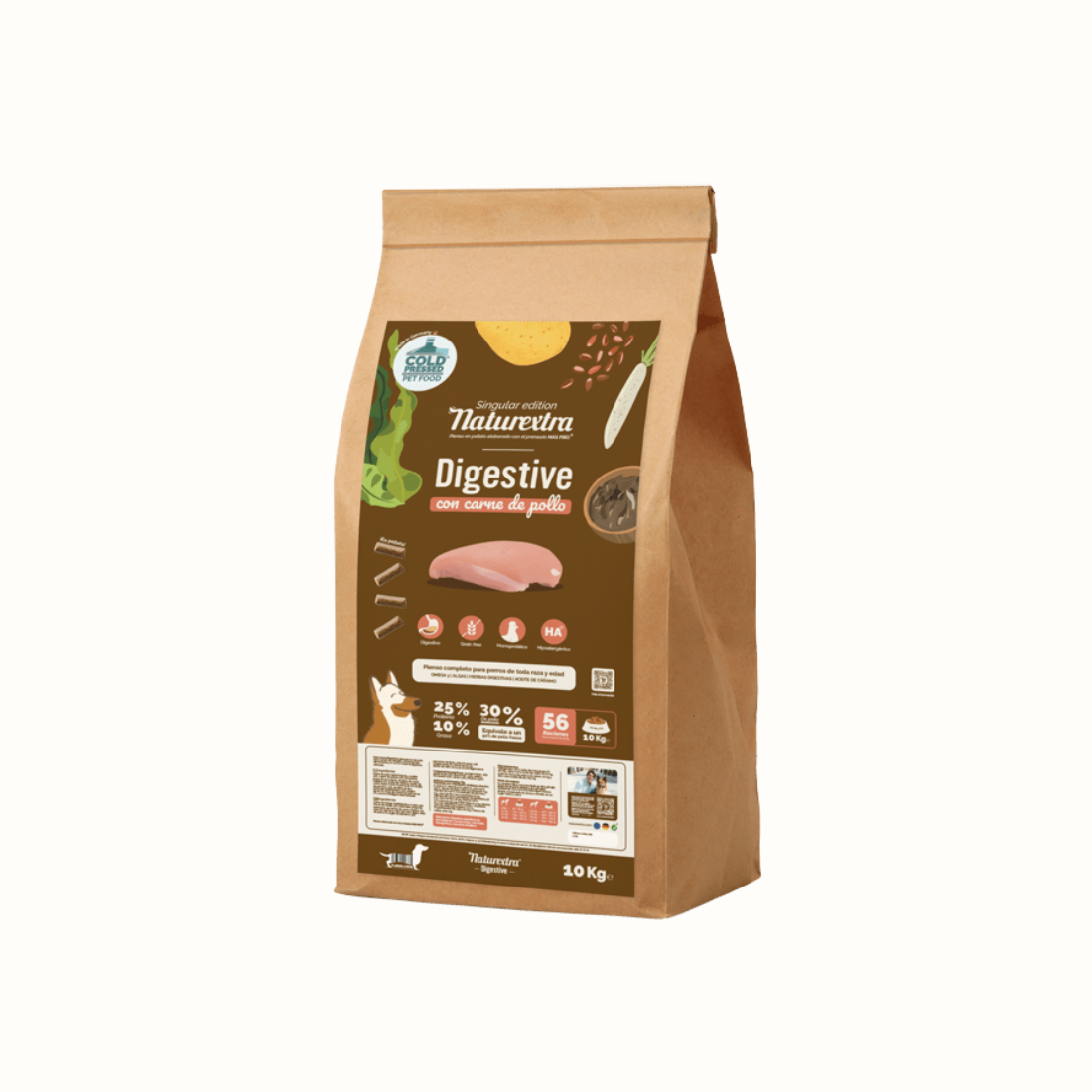 Ração Seca Digestive para Cães - Naturextra
