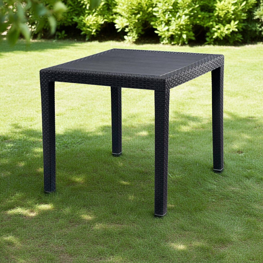 Mesa de Jardim King Antracite (79x79x72cm) - IPAE PROGARDEN