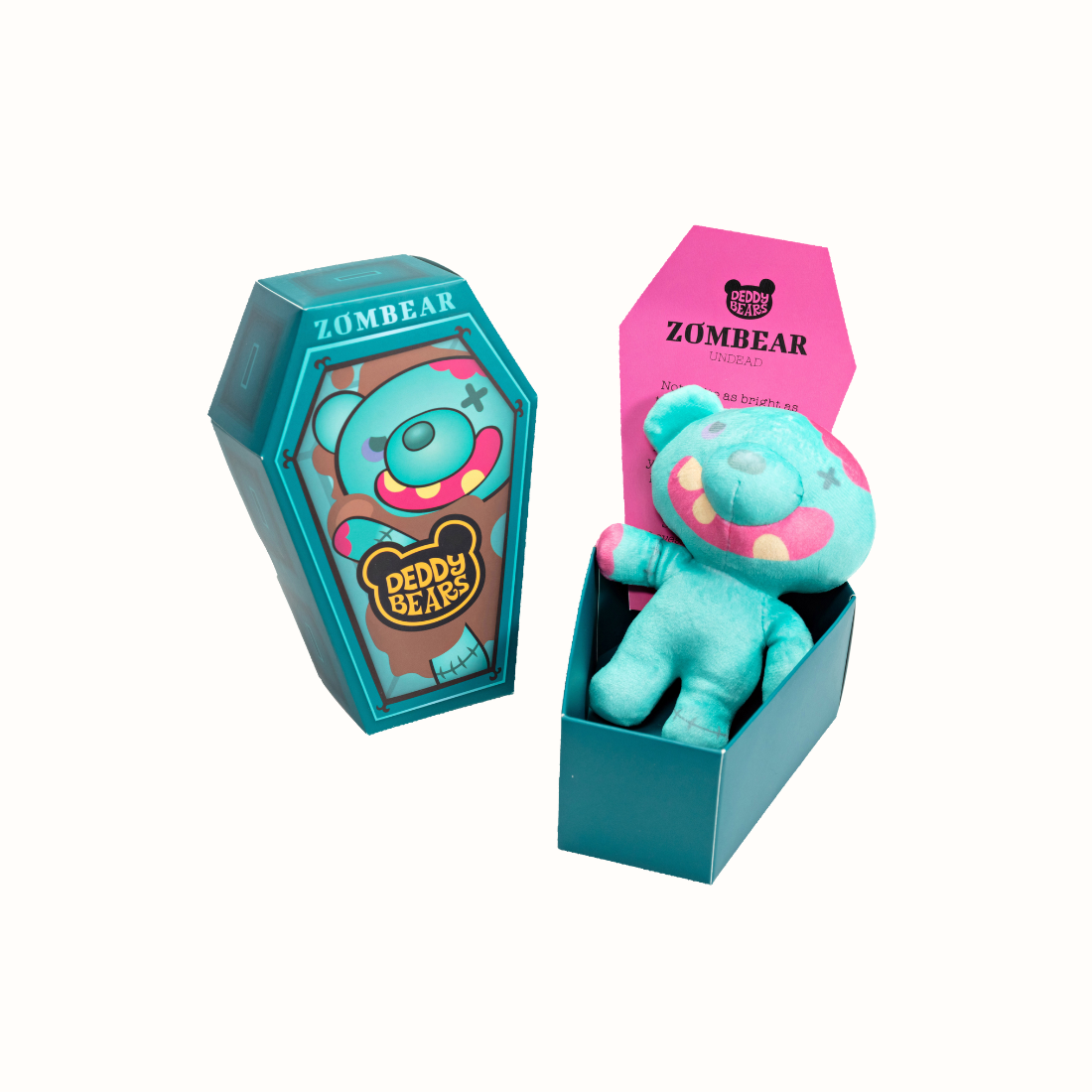 Peluche Zombear em Caixão -  Deddy Bear
