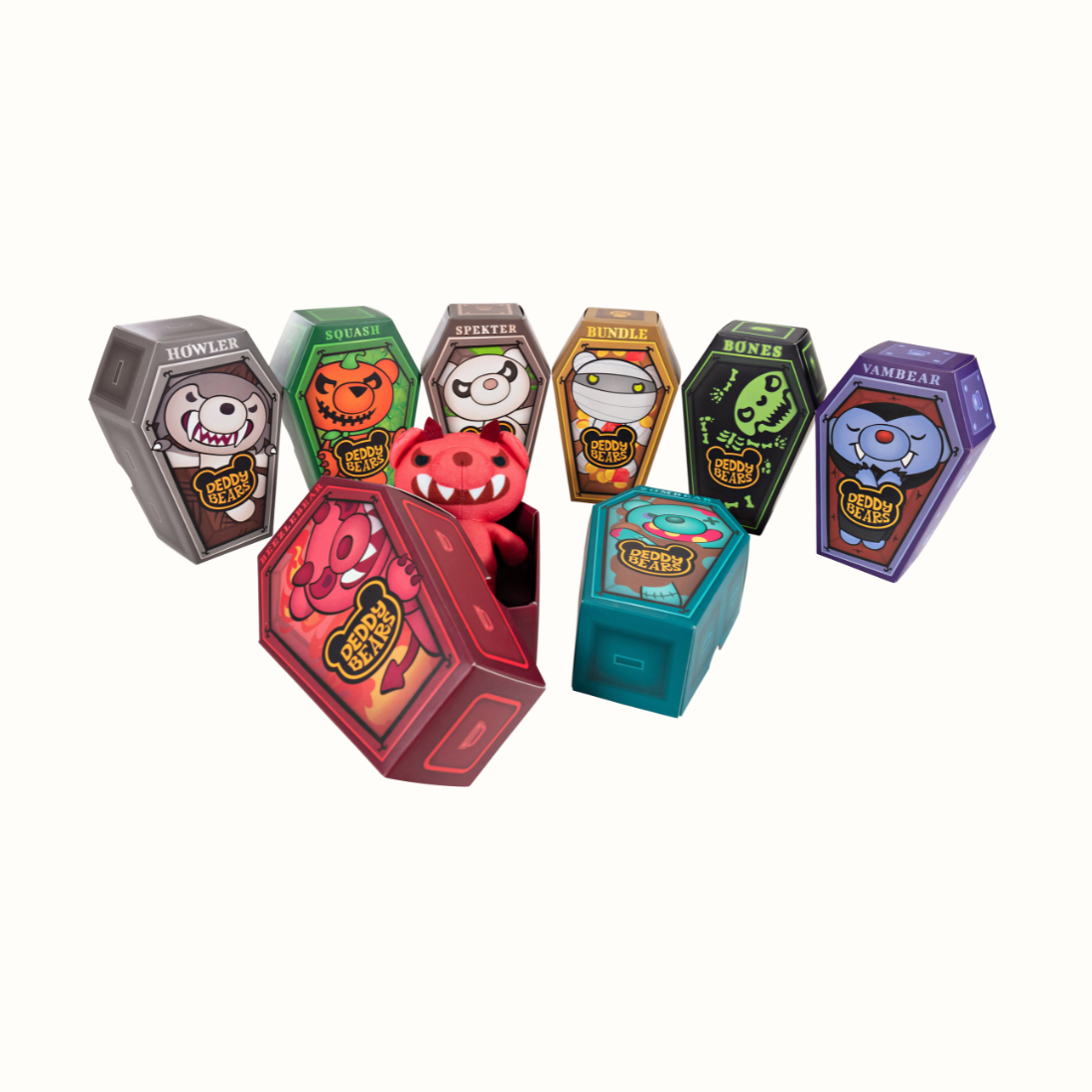 Pack 8x Peluche em Deddy Caixão - Deddy Bear