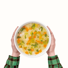 Sopa Juliana Vegan: Preparado de vegetais desidratados. Recria o sabor da cozinha tradicional. Preparação rápida e fácil.