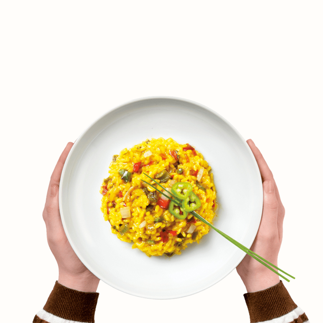 Risoto de Caril: Delicie-se com os aromas complexos e condimentados deste prato para uma experiência culinária exótica e rápida.