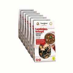 Lentilhas Beluga com Painço e Shiitake: Sabor e nutrição estão combinados nesta refeição saudável e deliciosa.
