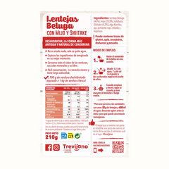 Lentilhas Beluga com Painço e Shiitake: Sabor e nutrição estão combinados nesta refeição saudável e deliciosa.