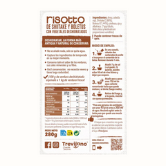 Risotto Outono: Desfrute do sabor dos cogumelos boletos e shitake para uma experiência culinária que celebra a magia do Outono.